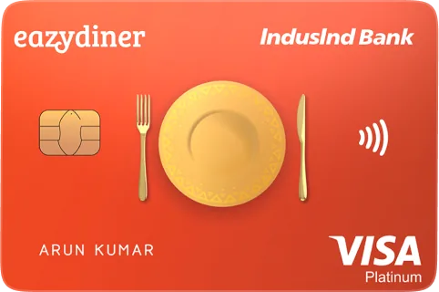 EazyDiner IndusInd Bank Platinum Credit Card