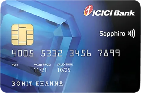 ICICI Sapphiro Credit Card